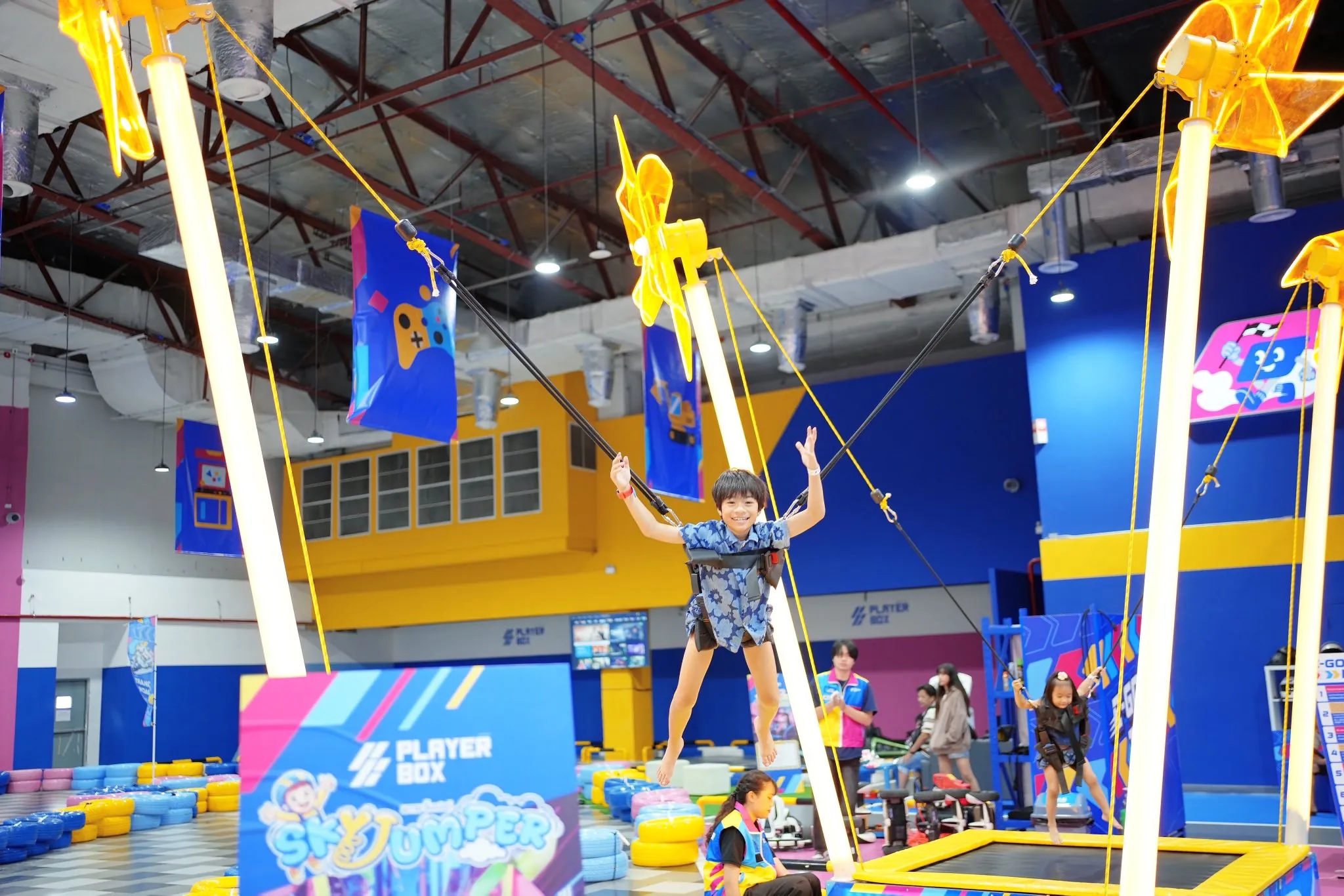 สำหรับเด็กเท่านั้น · น้ำหนักไม่เกิน 40 กก. — Sky Jumper