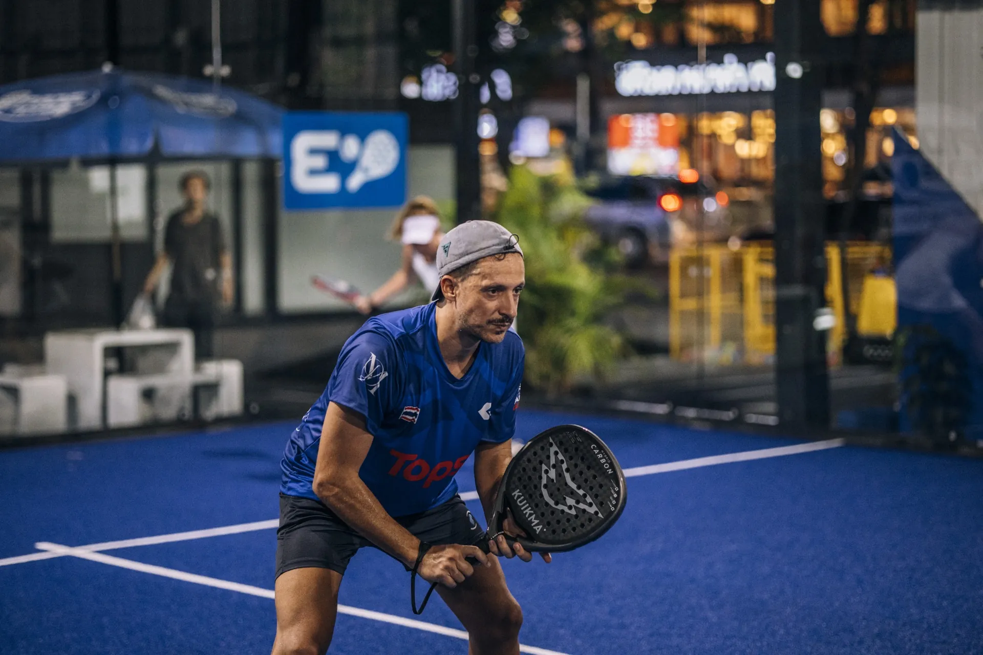 Courts 3–4 at Chula 28 — floodlit for night and tournament play