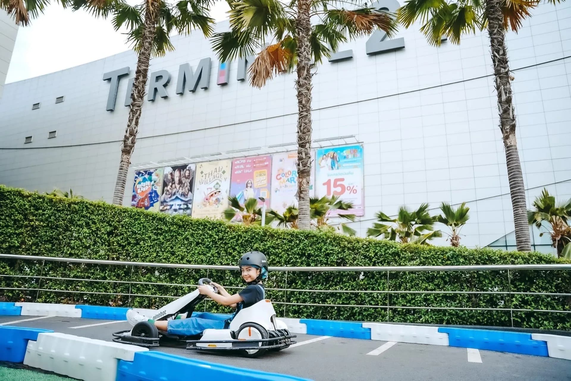 Electric kart track at Terminal 21 Pattaya