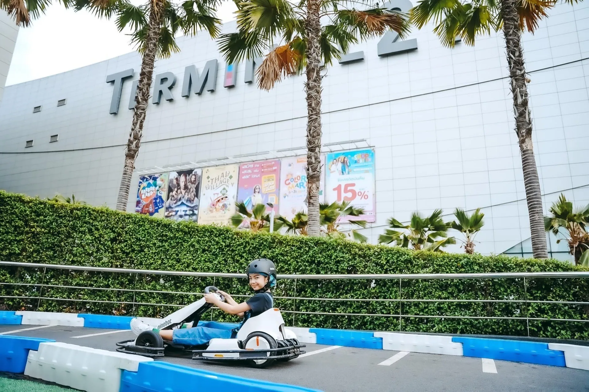 Electric kart track at Terminal 21 Pattaya